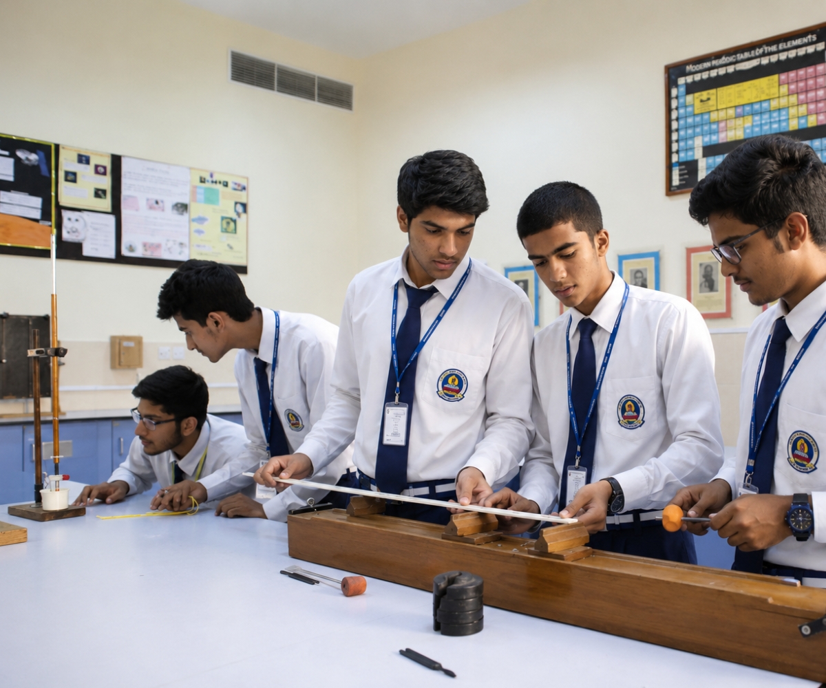 Physics Lab at Mind Power International School