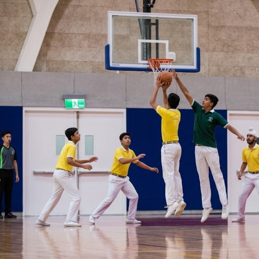 Basketball Court at Mind Power International School