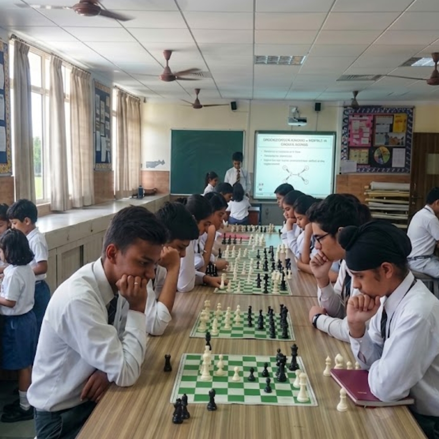 Chess Room at Mind Power International School