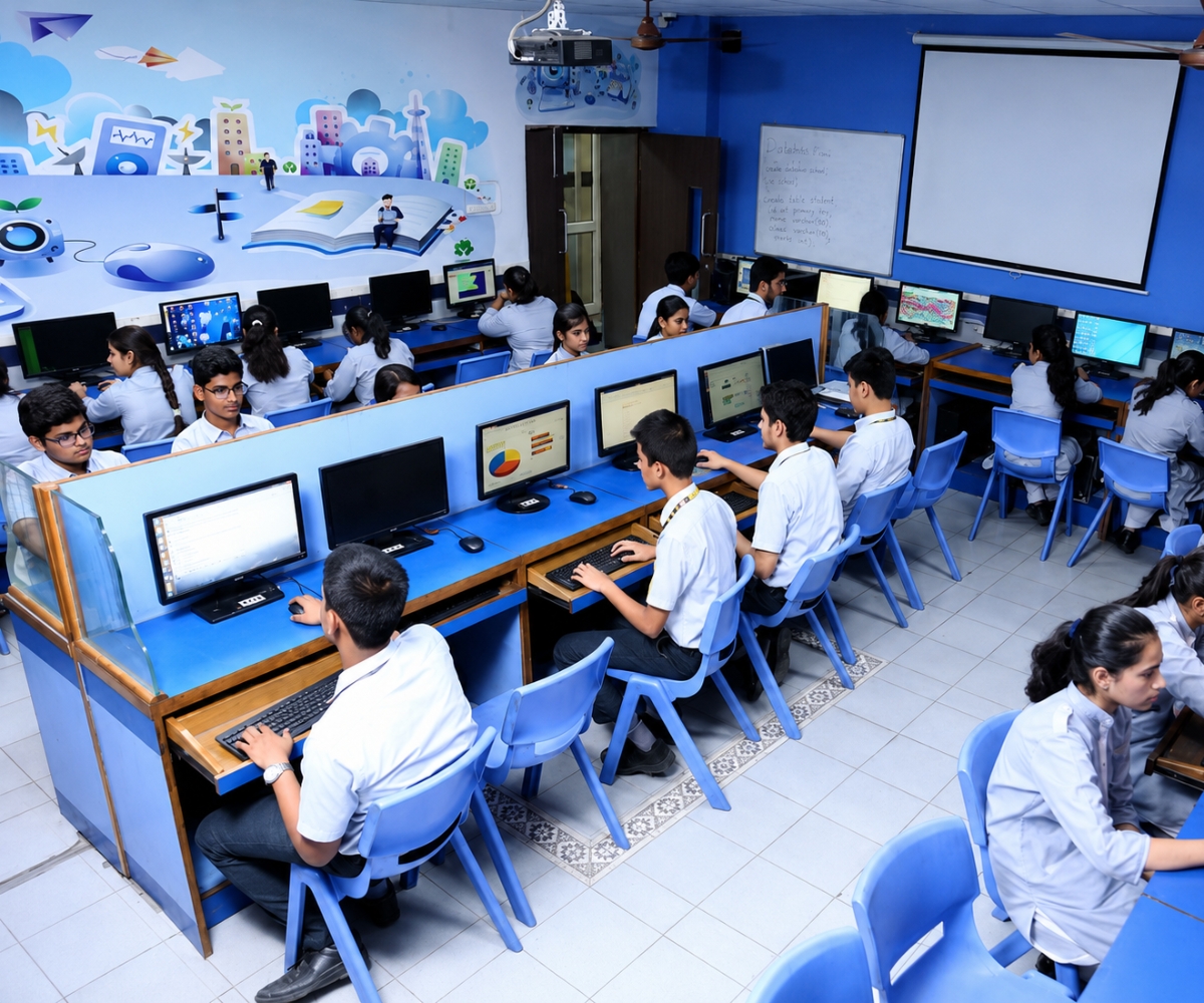 Computer Lab at Mind Power International School