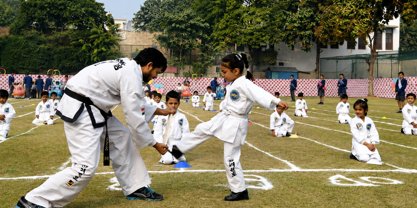 Taekwondo at Mind Power International School